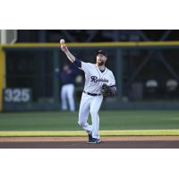 Tacoma Rainiers' Mason McCoy in action