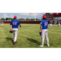 Green Bay Rockers' Micah Berens and Kyle Stoddard on game day