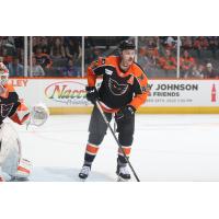 Hayden Hodgson with the Lehigh Valley Phantoms