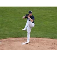 Somerset Patriots' Clayton Beeter on the mound