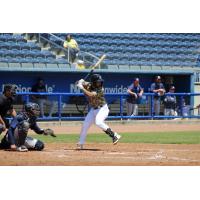 Biloxi Shuckers' Felix Valerio at bat