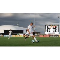 Richmond Kickers' Nathan Aune in action