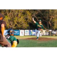 Sanford Mainers' Seamus Barrett on the mound