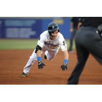 Biloxi Shuckers' Tyler Black in action