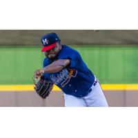 Mississippi Braves' Luis De Avila in action