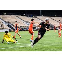 Atlanta United 2 and New York City FC II in action