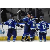 Worcester Railers celebrate win