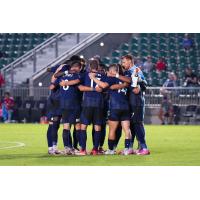 North Carolina FC huddle