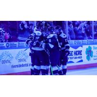 Wichita Thunder celebrate win