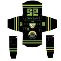 Waterloo Black Hawks John Deere jerseys