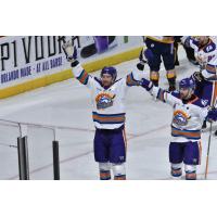 Orlando Solar Bears react to the crowd