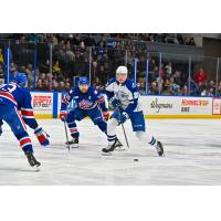 Syracuse Crunch forward Logan Brown vs. the Rochester Americans